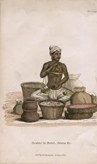 Occupations Street Prints: Betel Seller