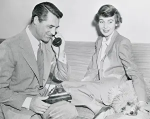 Betsy Dranke and Cary Grant