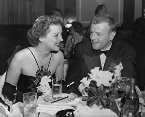 Bette Davis and Arthur Farnsworth at Oscars Banquet