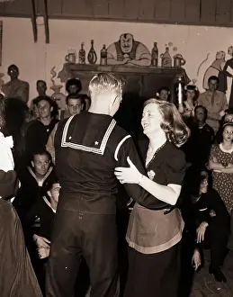 Bette Davis Dancing at Bar with Sailor