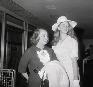 Bette Davis with Daughter Barbara Davis Hyman