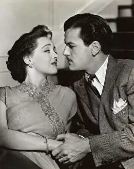 Bette Davis and Gig Young in Intimate Scene