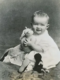 Infancy Prints: Bette Davis at Five Months of Age