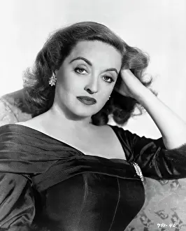 Hand In Hair Prints: Bette Davis in the Role of Margo Channing