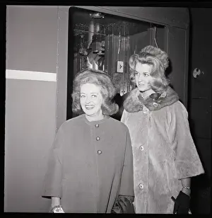 Bette Davis W/Daughter Barbara Merrill