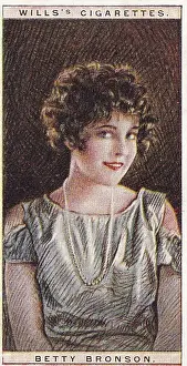 Betty Bronson, Cinema Stars series, H O Will's collectible tobacco card, 1928
