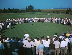 Betty Hicks Watching Babe Didrikson Putt