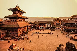 Large Group Of People Gallery: Bhaktapur, Durbar Square