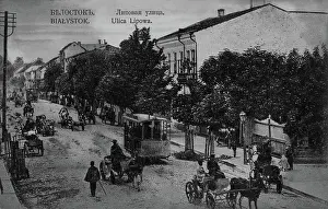 Russian Prints: Bialystock - Ulica Lipowa