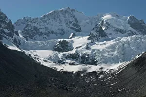 Snowcapped Gallery: Bianco Ridge, Piz Bernina, Samedan, Graubuenden, Switzerland