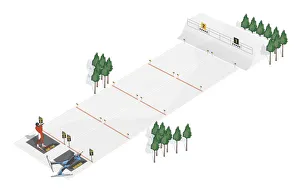Aiming Gallery: Biathlon shooting range