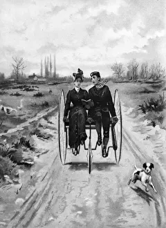Rischgitz Collection Prints: Bicycle For Two