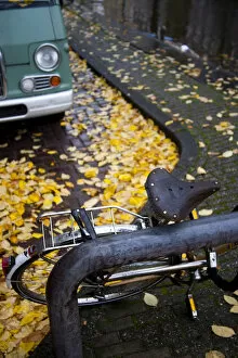 Holland Gallery: Bicycle in Amsterdam, Netherlands, Europe