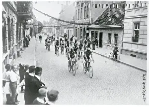 Endurance Prints: Bicyclists During Race