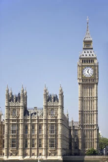 Images Dated 17th July 2006: Big Ben And Houses Of Parliament, London, England