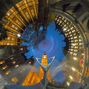 Images Dated 13th January 2015: Big Ben Tiny Planet