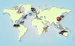 Prints of Dorling Kindersley Prints Unlock the world's wonders with Dorling Kindersley's captivating illustrations – where knowledge meets artistry in every stroke: Big Mistakes artwork and basemap