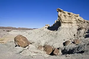 Cloudless Prints: Big round stones at National Park Parque Provincial Ischigualasto