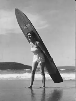 Burdened Prints: Big Surf Board