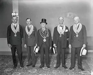 James J Prints: Big Five of Tammany Hall Celebrating July 4th