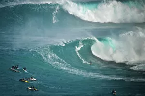 Images Dated 11th January 2010: Big Wave Surfing Double