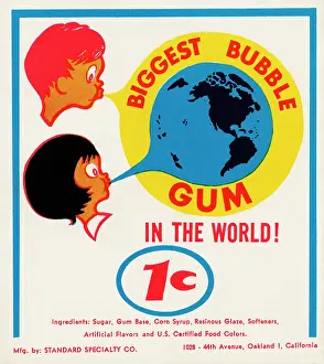 Insert Prints: Biggest Bubble Gum