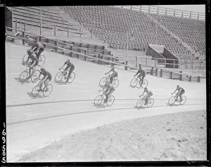 Bike Riders Training at New York Velodrome