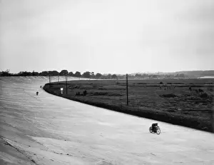 Brooklands Prints: Bikes At Brooklands