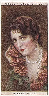 Billie Dove, Cinema Stars series, H O Will's collectible tobacco card, 1928