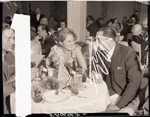 Lunch Prints: Billie Dove Eating with Her New Husband