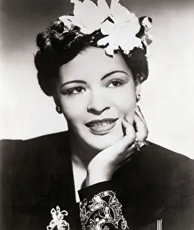 Hand On Chin Prints: Billie Holiday