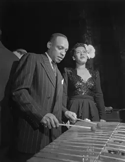 Billie Holiday and Lionel Hampton at Metropolitan Opera House