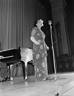 Pianist Prints: Billie Holiday On Stage