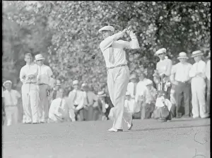 Billy Burke Golfing