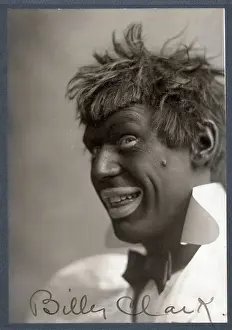 Minstrel Prints: Billy Clark In Black Face