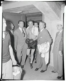 Billy Conn Smiling After Match