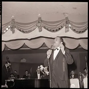 Billy Eckstine on Stage Performing