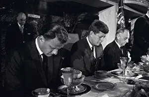Billy Graham and John Kennedy in Prayer