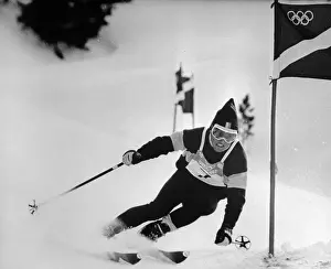Billy Kidd Skiing at the 1968 Winter Games