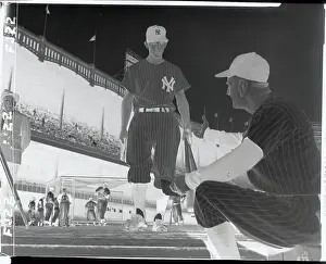 Billy Martin and Casey Stengel