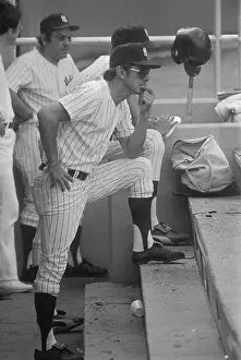 Billy Martin Looking On