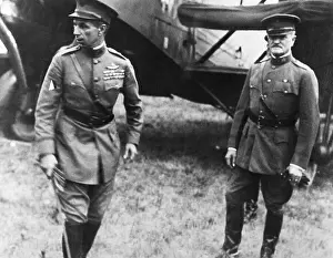 Billy Mitchell And General Pershing