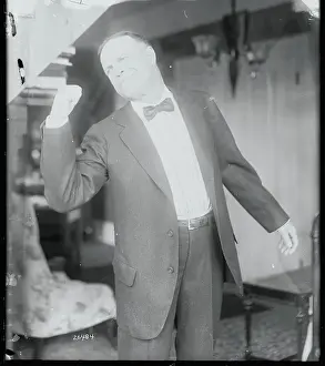 Billy Sunday in Fervent Stance