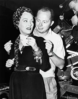 Screenwriter Prints: Billy Wilder And Gloria Swanson On Set