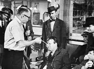 Screenwriter Prints: Billy Wilder Sprays Jack Lemmon with Water