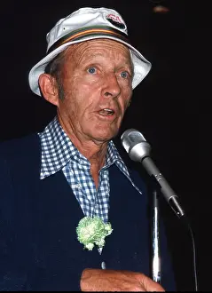 Bing Crosby In Fishing Hat