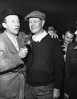 Bing Crosby, Left, with Friend