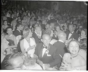 Bing Crosby Sitting Among His Fans