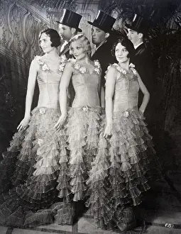 Ruffles Prints: Bing Crosby Wearing Top Hat with Other Dancers