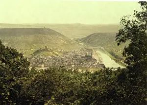 Graphics Prints: Bingen and the Rhine seen from the Niederwald